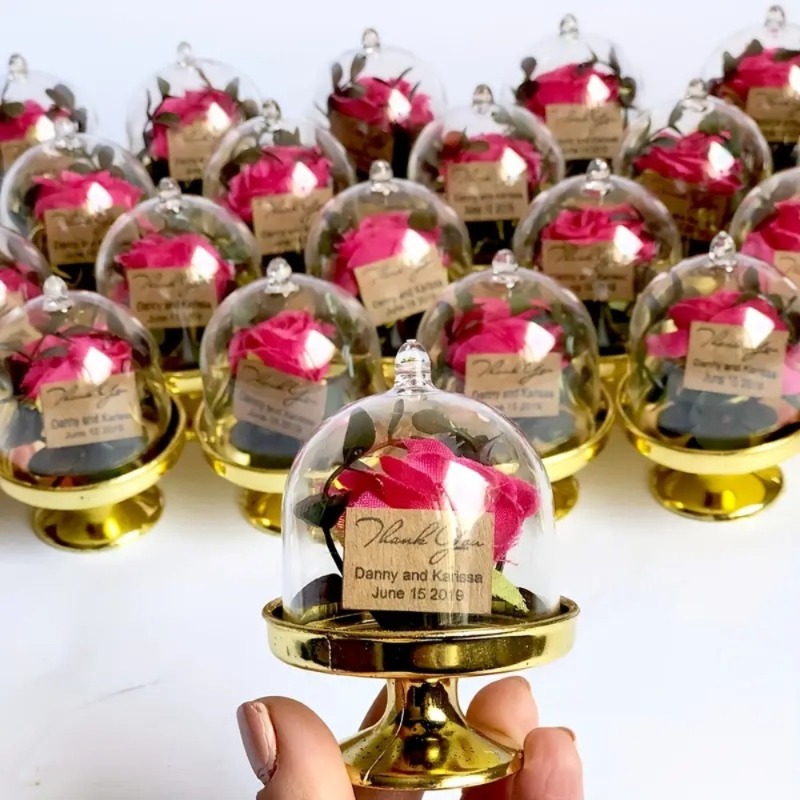 Wedding/Event Supply Store - 24 قطعة من علب الحلوى البلاستيكية