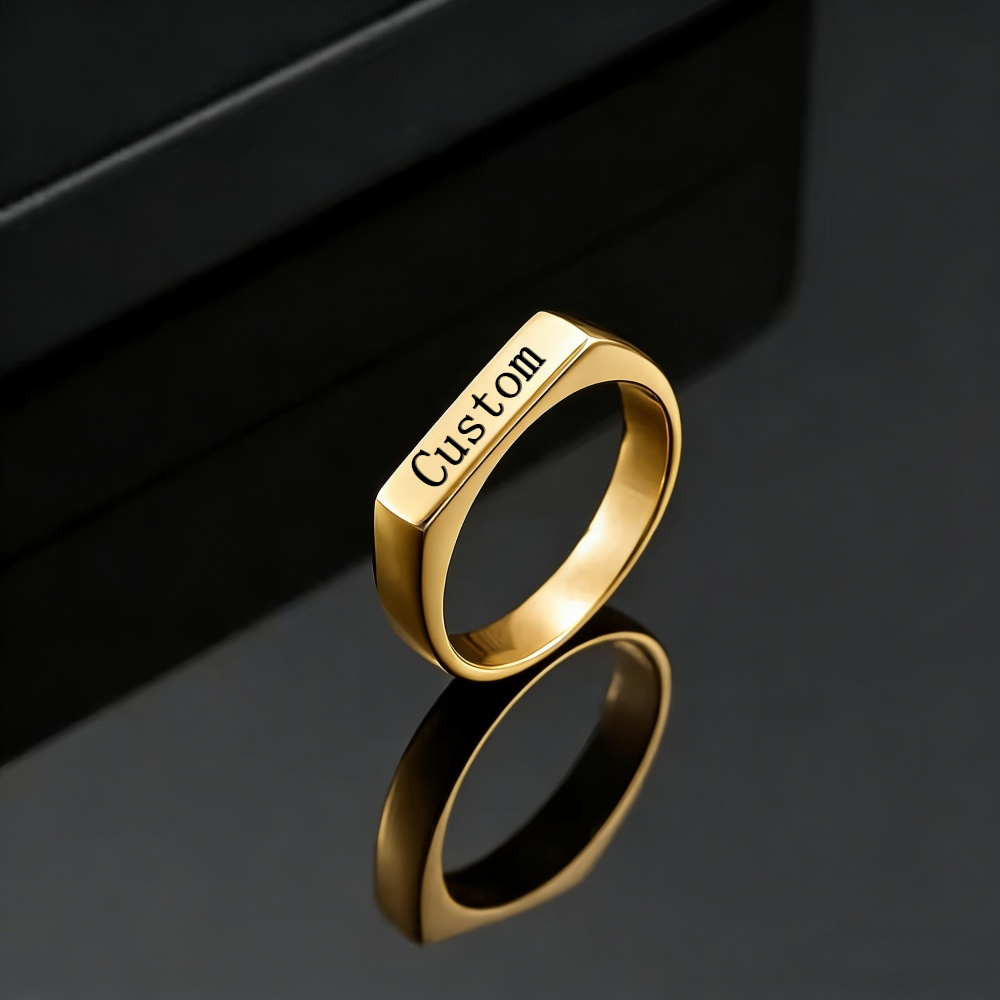 خاتم مخصص منقوش بالاسم والصورة - مراجعة Wedding Zone وسعره