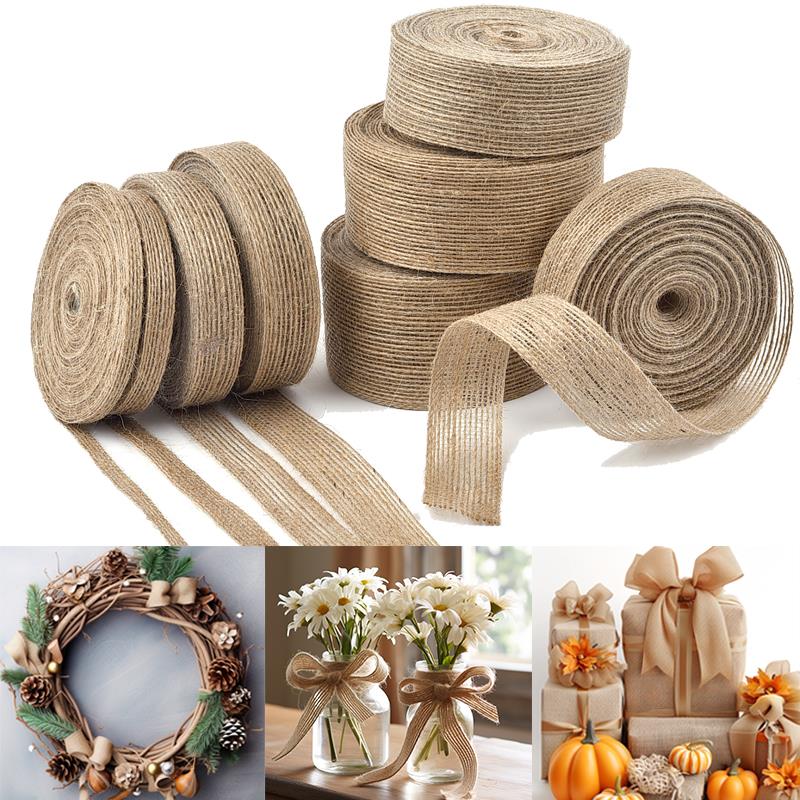 10 متر/لفة الجوت الخيش رولز هس - مراجعة Wedding Ceremony Supply وسعره