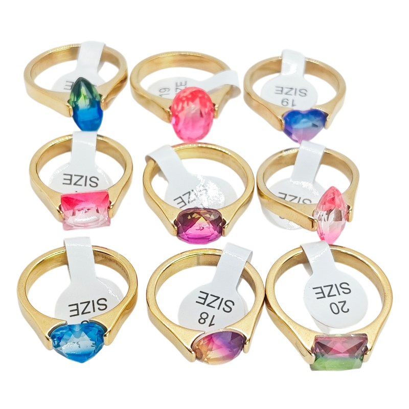 جملة 12 قطعة من خواتم الزركون  - مراجعة Wedding Supply Wholesale وسعره