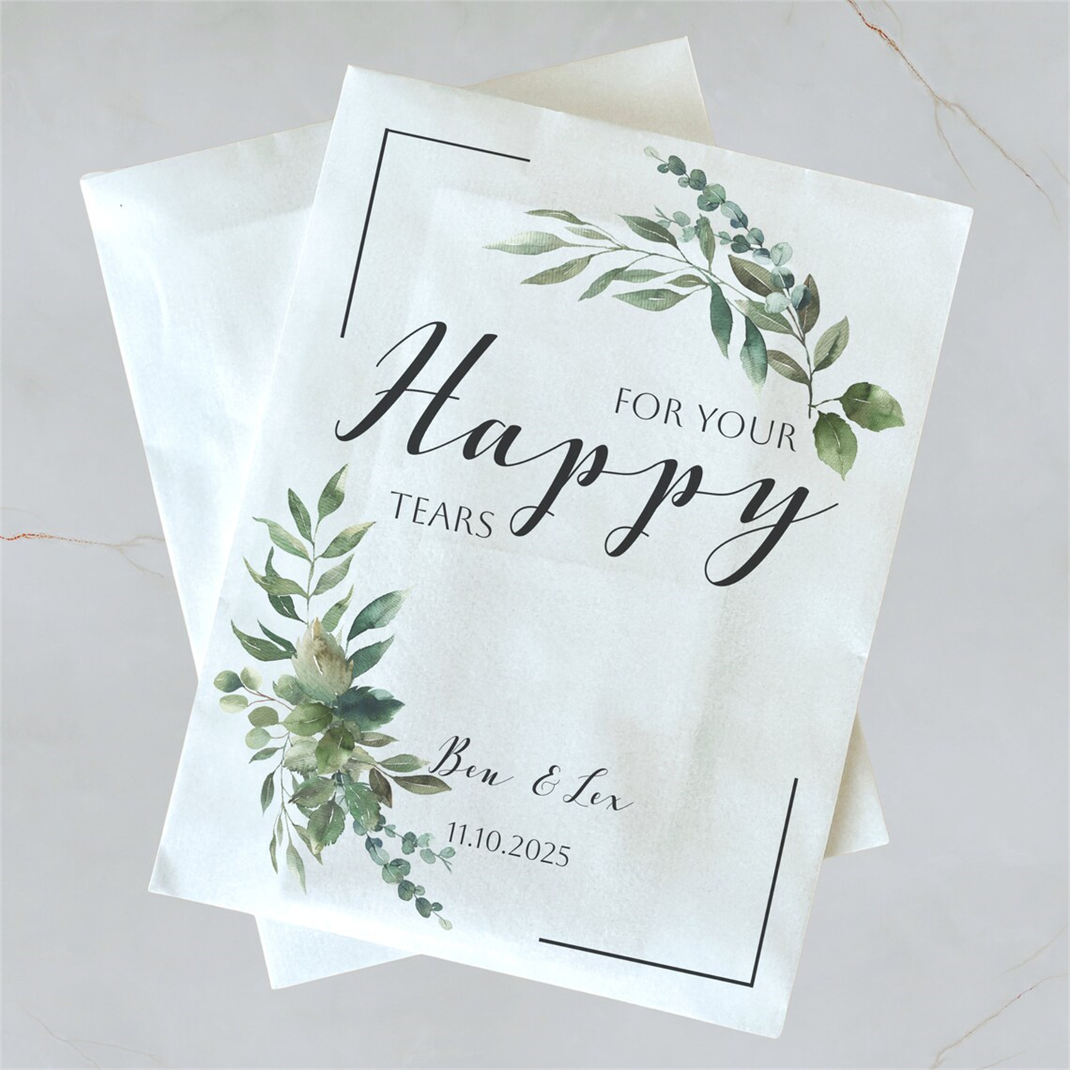 أكياس مناديل مخصصة للأعراس بتص - مراجعة Wedding Ceremony Supply وسعره